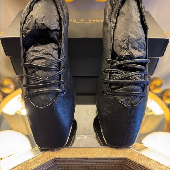 Rag and Bone NWT $348 Sophia Ballet Flat Color Black Size 9 - Picture 8 of 15